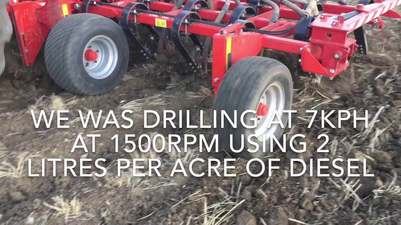 Dale Drills MTD Drilling Winter Beans