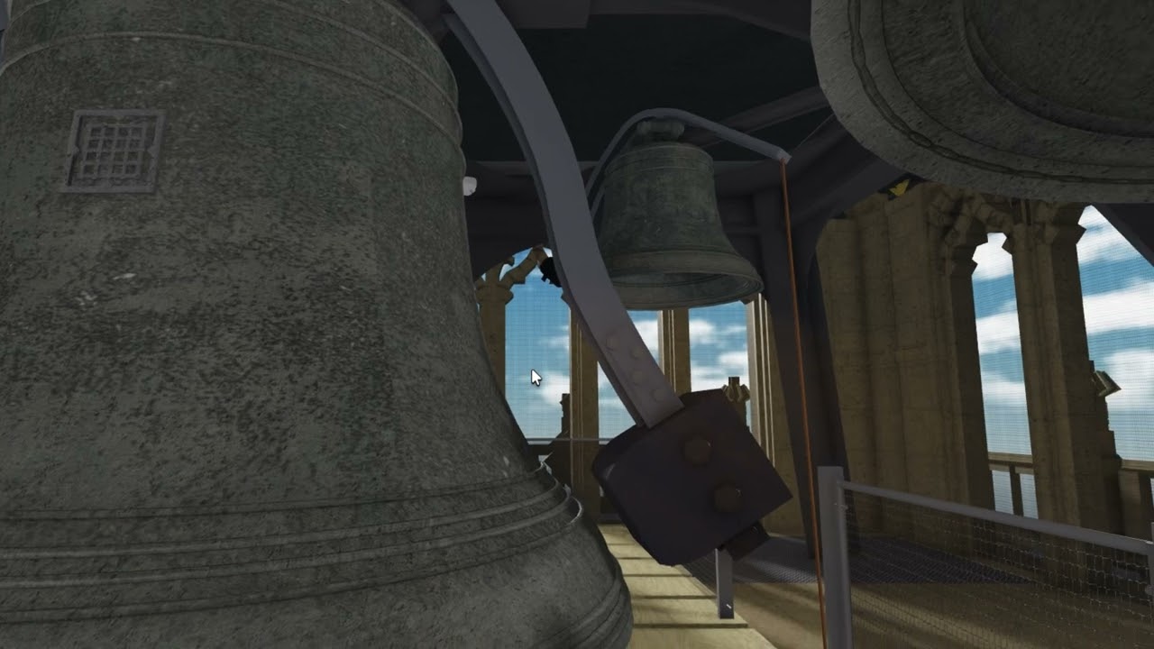 A tour of Big Ben in Roblox