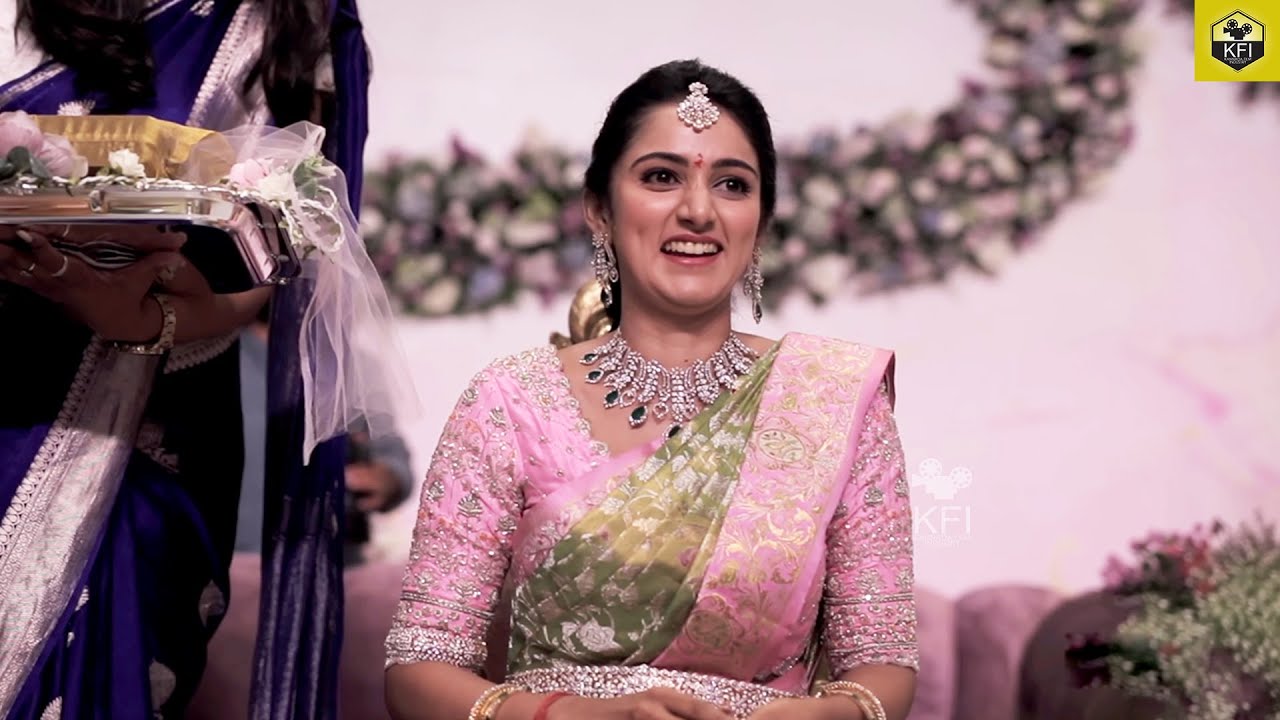 D K Shivkumar Daughter Engagement Beautiful Photos | Coffee Day Siddharth Son | Aishwarya Shivakumar