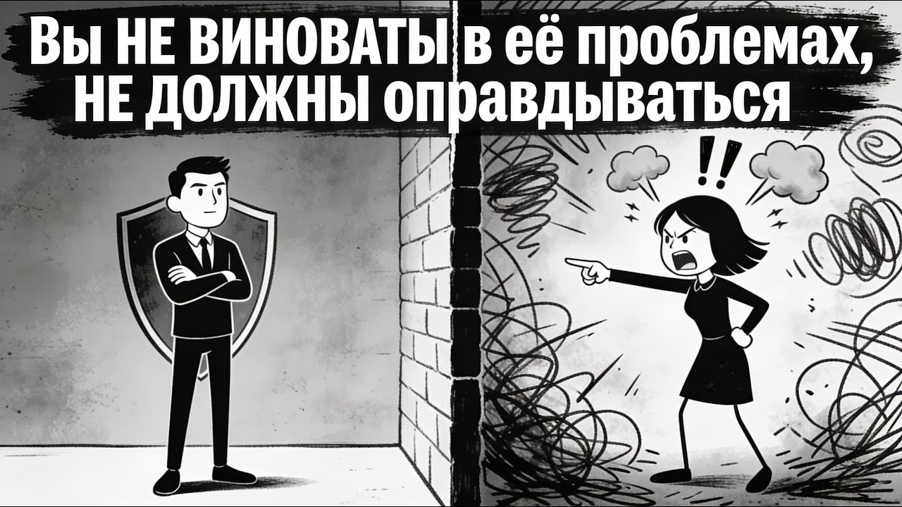 Вы НЕ ВИНОВАТЫ в её проблемах, НЕ ДОЛЖНЫ оправдываться