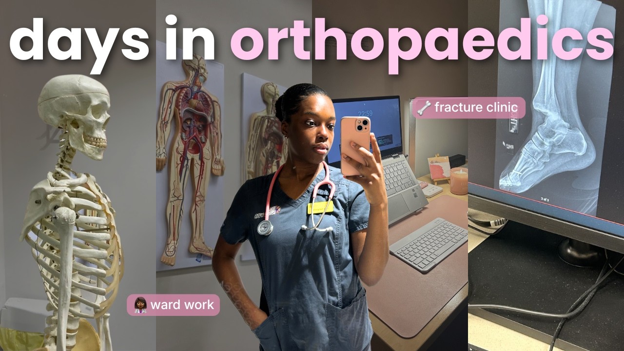 med school vlog 🩺 | productive days in trauma & orthopaedics