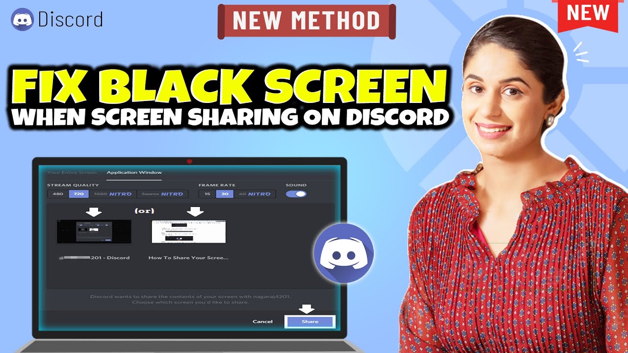 How to fix Black Screen When Screen Sharing on Discord [ Netflix, YouTube, Hulu, etc ]