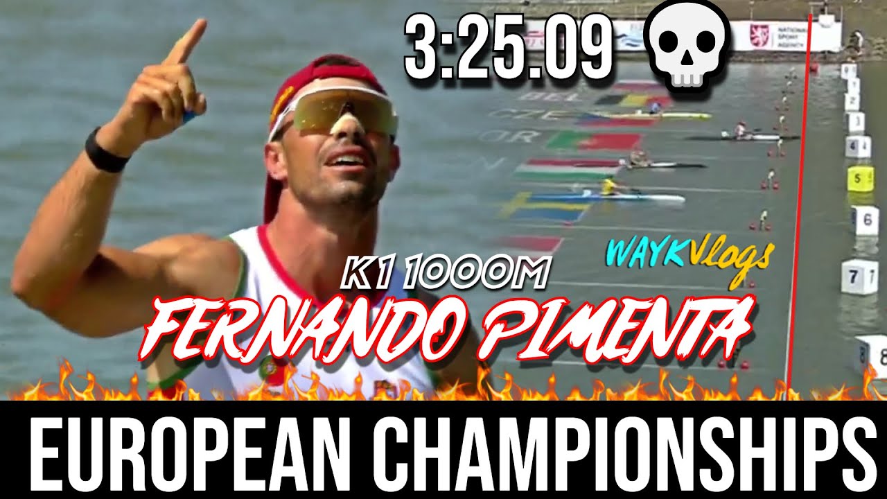 K1 1000M FINAL A 🚀 FERNANDO PIMENTA 💀 KayakSprint European Championships Racice (CZE) 2025