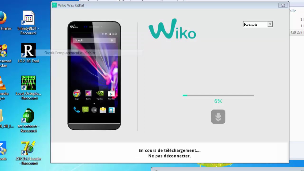 Flash Wiko WAX