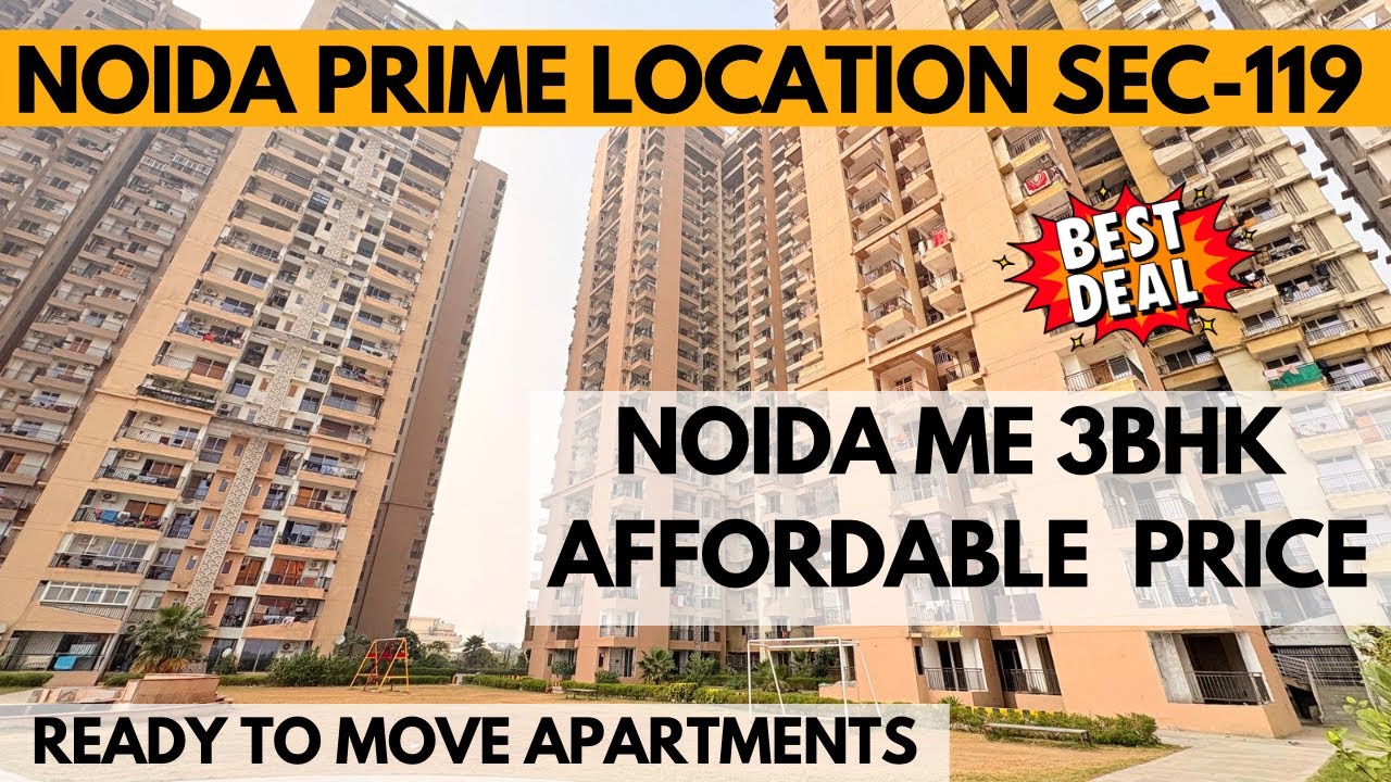 3Bhk Flat Noida ki Prime Location Par | Best or Affordable Price Me | Ready To Move Flat In Noida