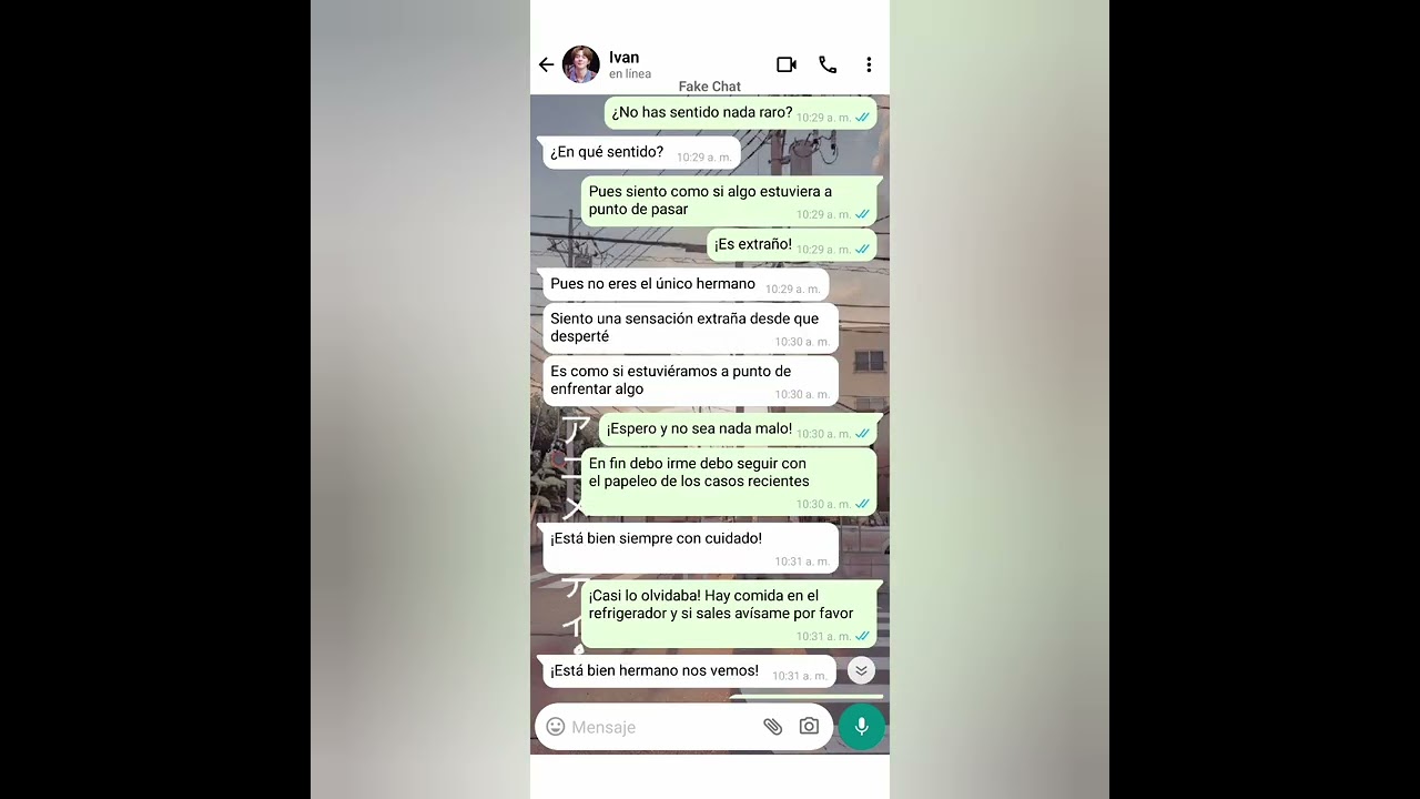 TERROR POR WHATSAPP 