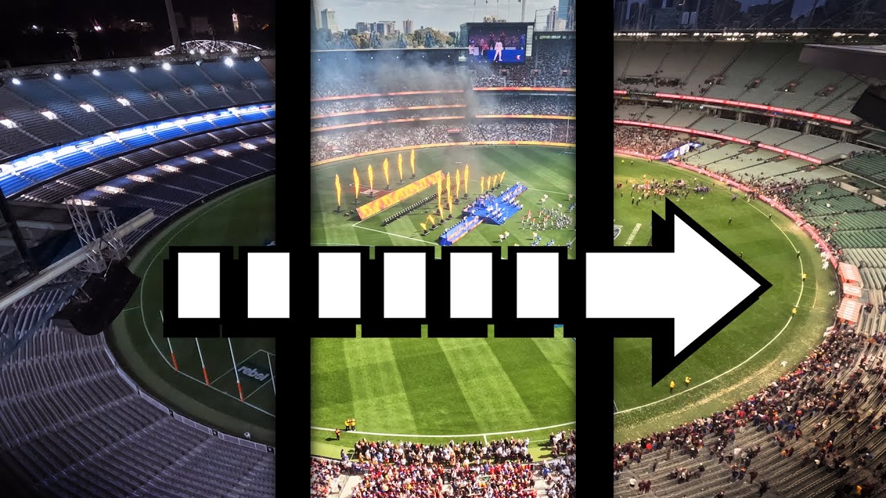 Timelapse of the AFL Grand Final 2025