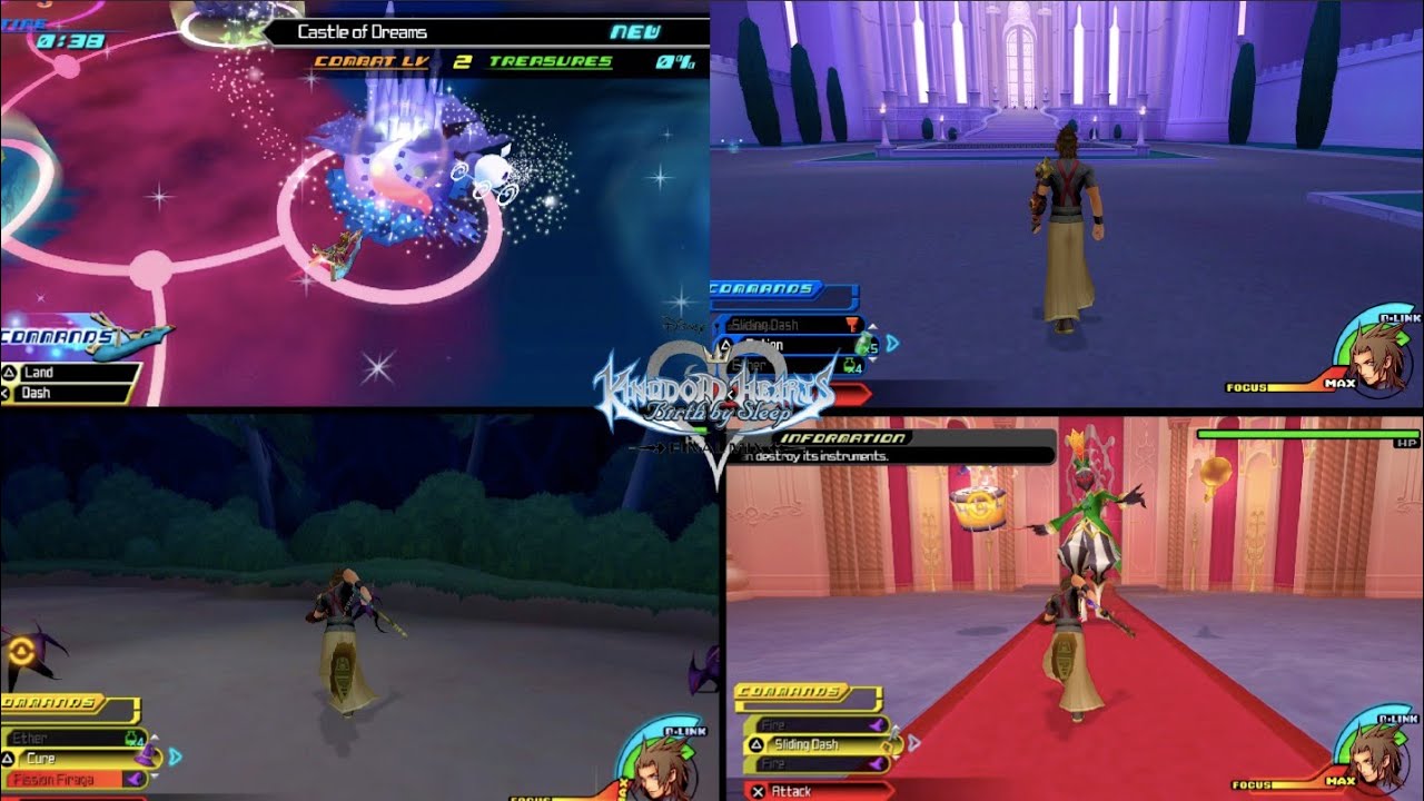 Kh bbs critical with Terra pt 3 - castle of dreams -