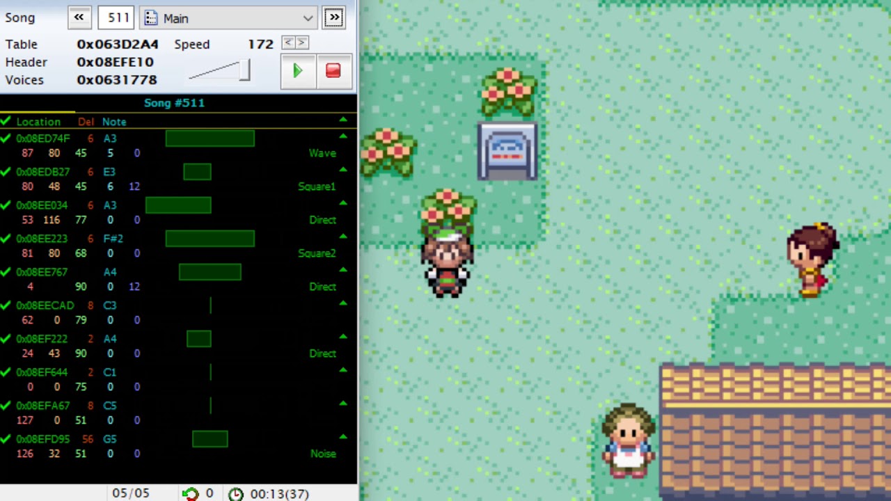 ポケモン エメラルド 没BGM FRLG用BGM発見【GBA】