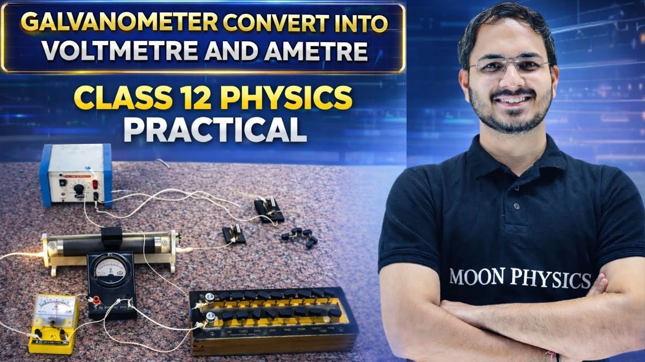 Class 12 Physics Practical No 5 | Galvanometer to Ammeter Conversion | Gujarati Medium 