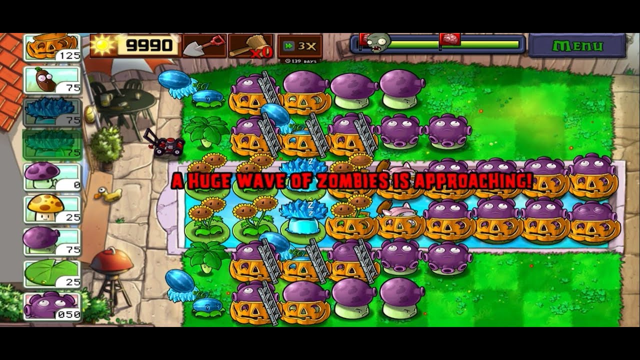 620-650flags PvZ  Survival Endless Cobless Strategy/No Cob Connon Strategy Plants vs. Zombies™