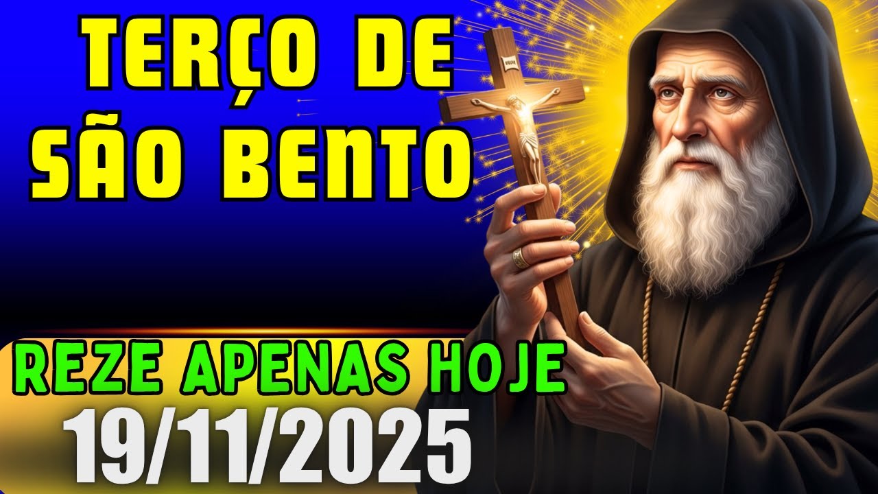 TERÇO MILAGROSO DE SÃO BENTO reze agora mesmo