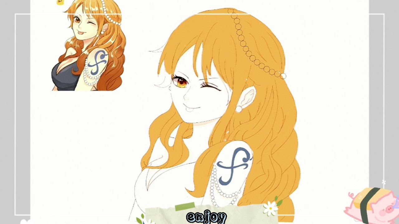 Nami San // one piece speed paint