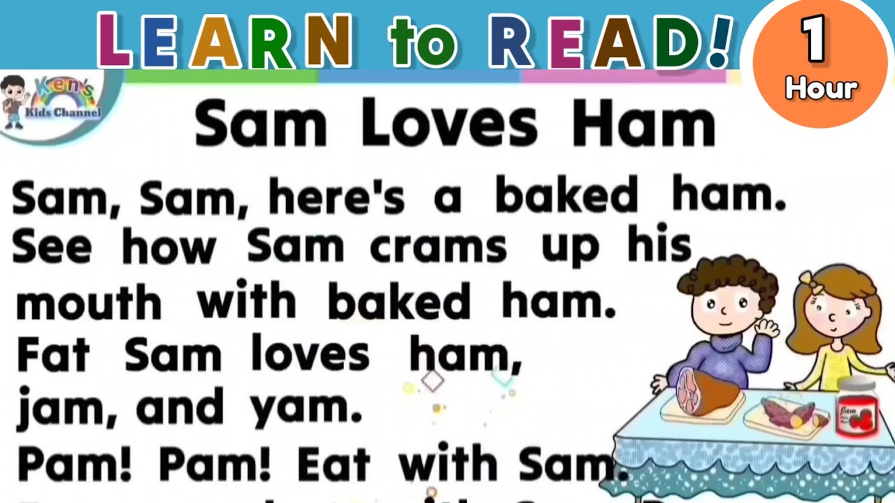 Simple Story Reading for Kids | English Reading Lesson for Nursery and Kindergarten | Learn to Read 