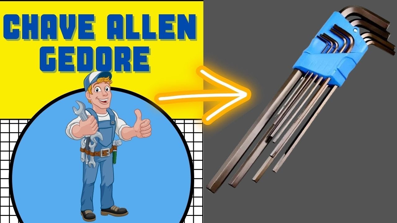 Chave allen longa Gedore