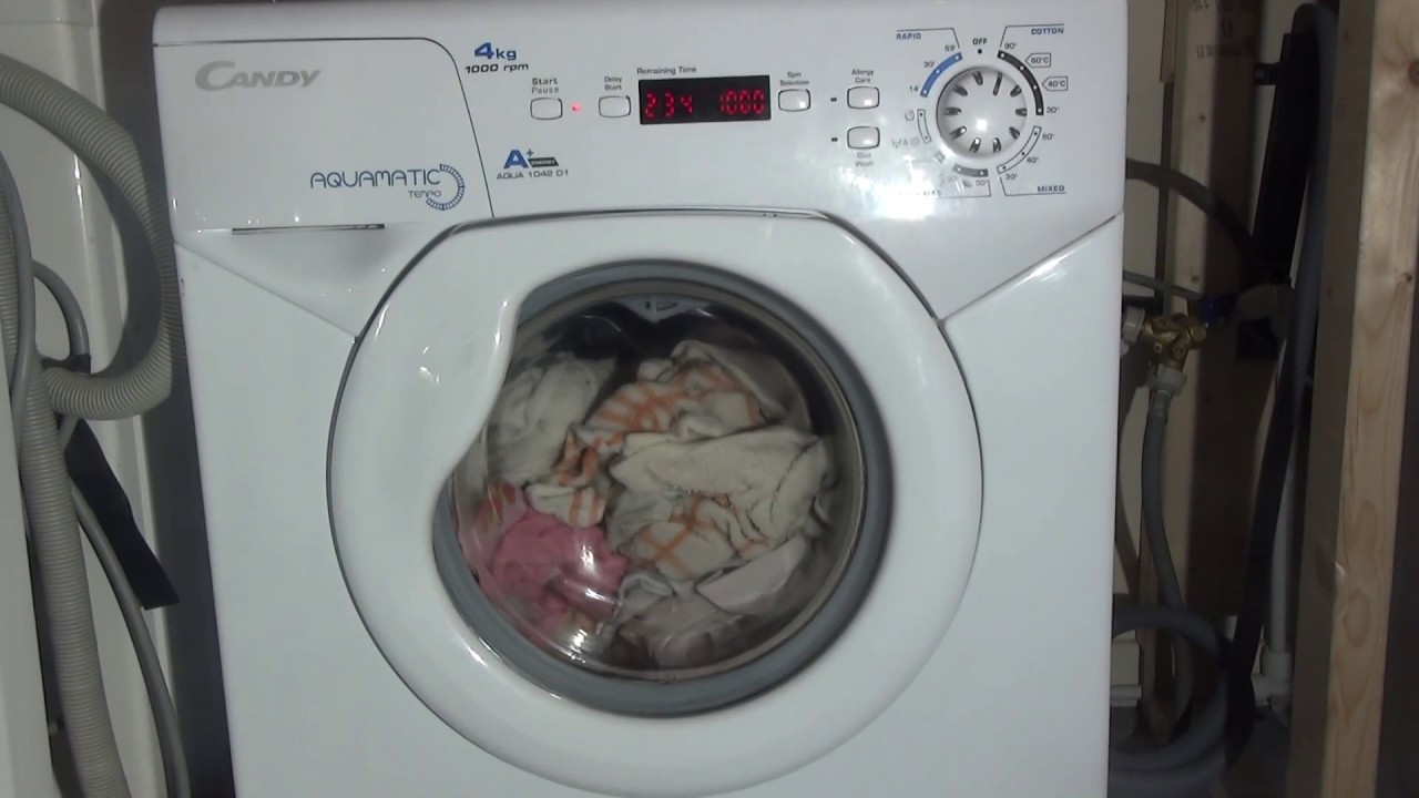 Candy Aquamatic 4kg Tempo : sense load (Part 2)