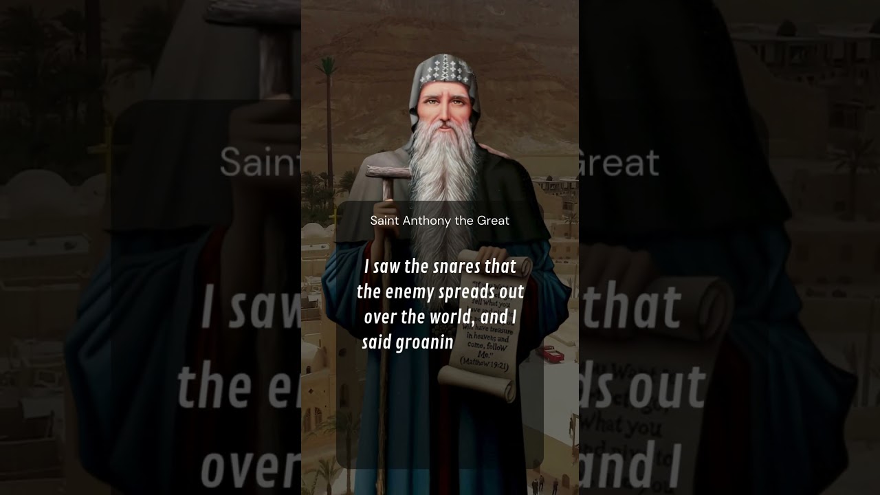 On Humility by St. Anthony the Great #coptic #copticchurch #christian #stanthonythegreat  #orthodox