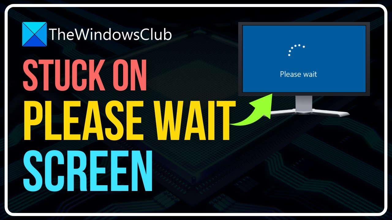 Как исправить зависание на экране «ПОЖАЛУЙСТА, ПОДОЖДИТЕ» в Windows 11/10 || Как исправить зависа...
