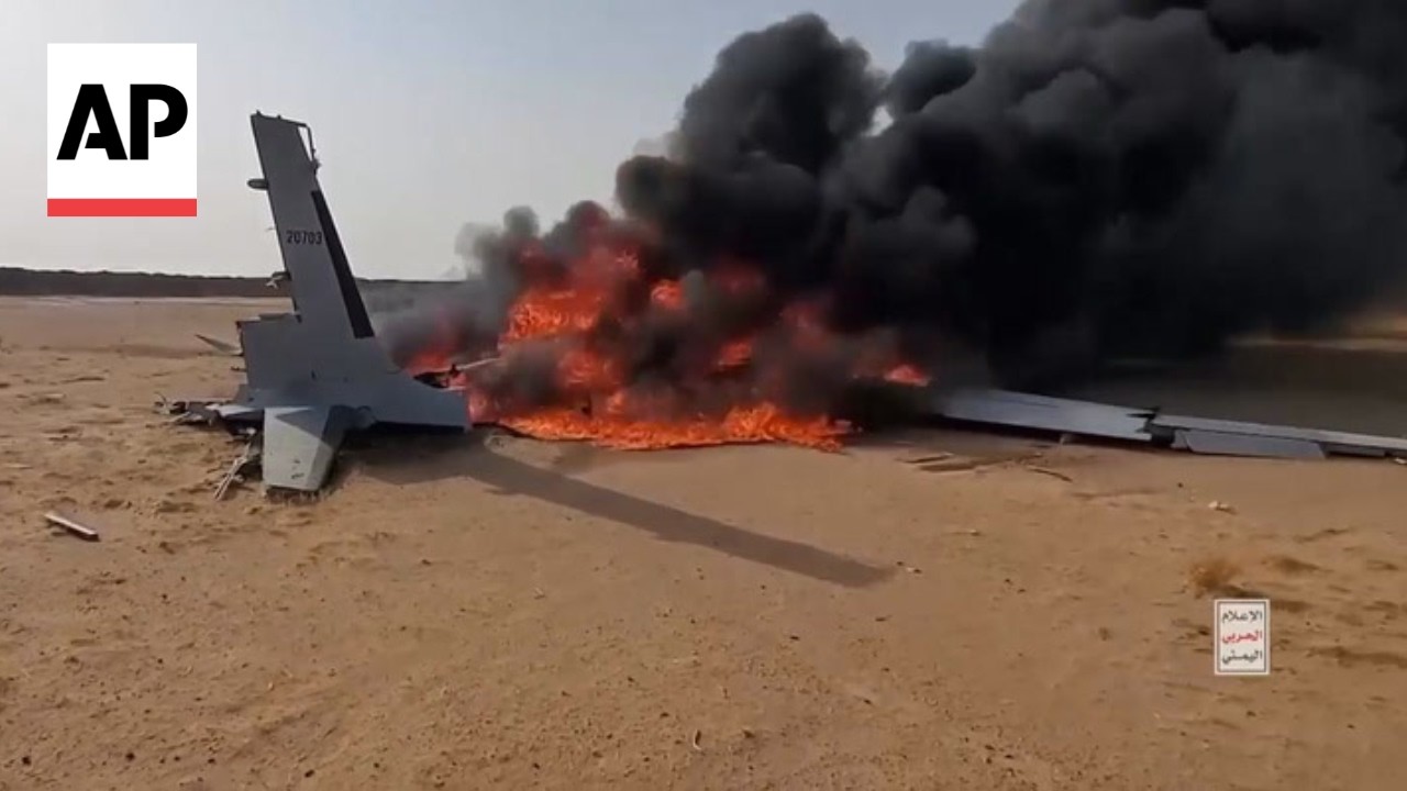 Houthi rebels claim to have shot down a Saudi drone over Yemen