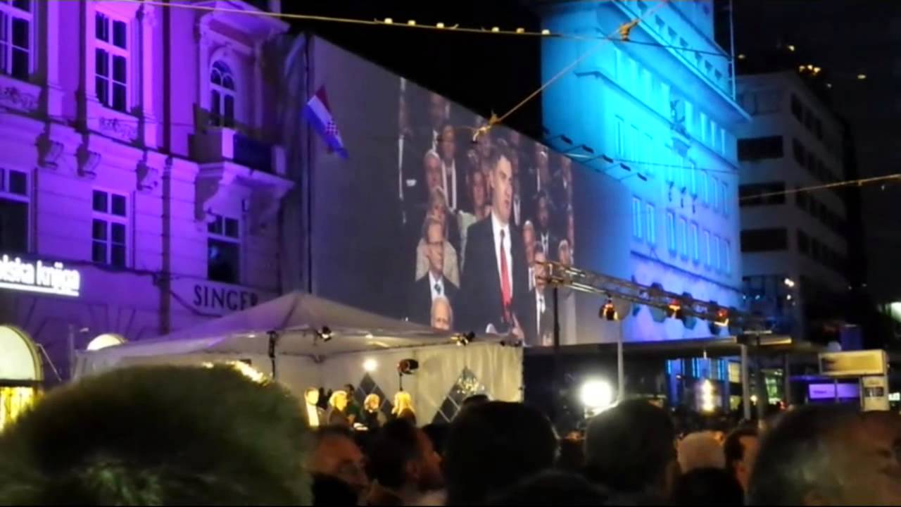 EKIPA JUTARNJEG SHOWA NA PROSLAVI ULASKA HRVATSKE U EU