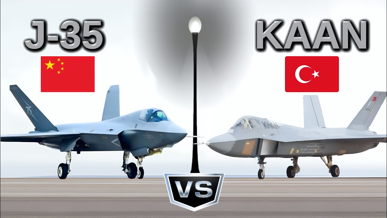 J-35 China vs KAAN Turkey | Full Fighter Jet Comparison | #china #J35 #Turkey #KAAN