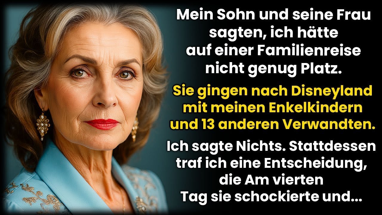 Mein Sohn lud mich nicht in den Urlaub ein – also traf ich eine Entscheidung, die alles veränderte.