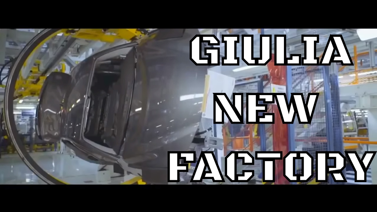 Alfa Romeo Giulia assembly line - factory Cassino