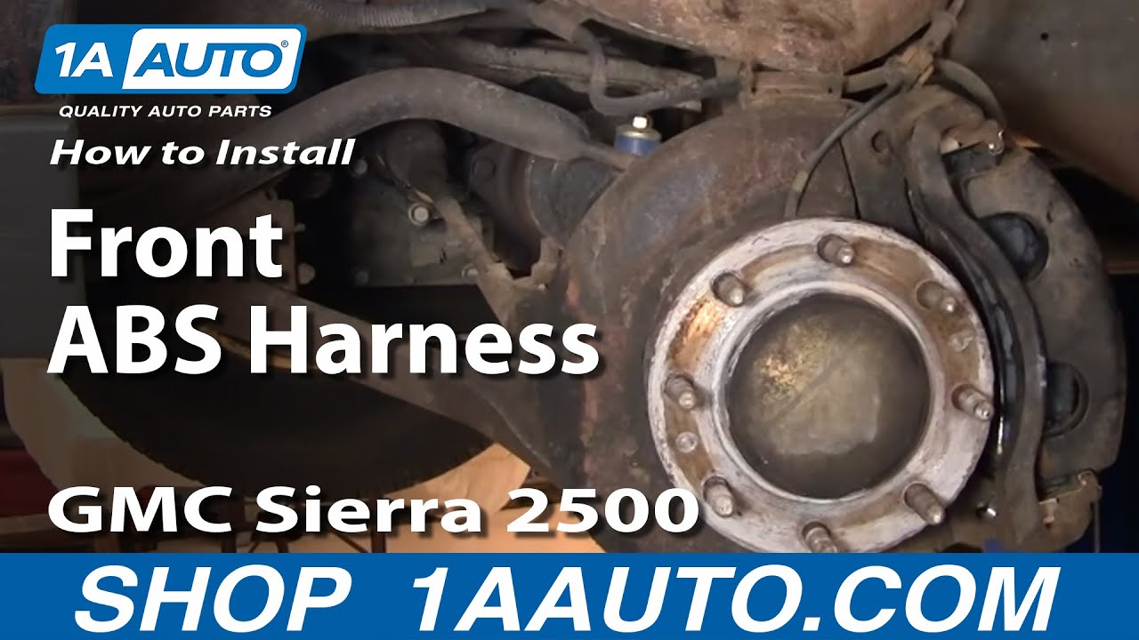 Как заменить датчик скорости ABS с жгутом проводов 99-04 GMC Sierra 2500