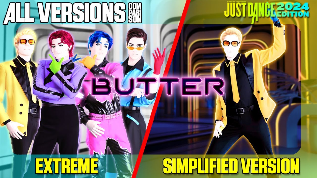 JUST DANCE COMPARISON - BUTTER [ALL VERSIONS]