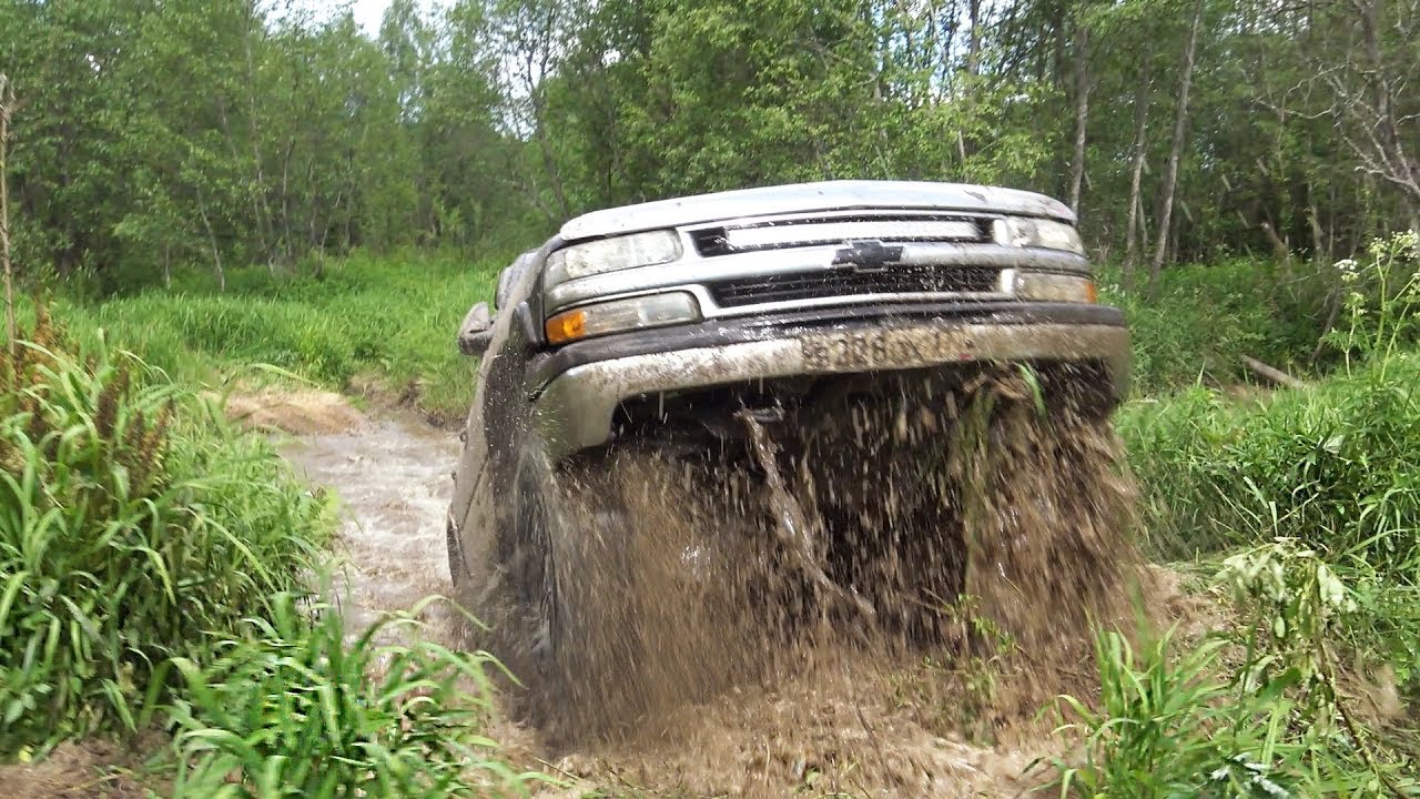 Чем Chevrolet Tahoe не УАЗ? Проехать по непроходимому!? Штурмуем болото, Русское бездорожье