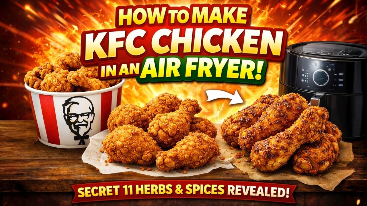 How to Make KFC Style Chicken in an Air Fryer | Crispy Fried Chicken at Home