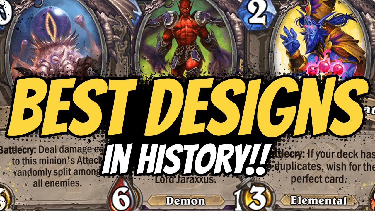 10 BEST CARD DESIGNS EVER?!? You Voted... Here Are Your Most Beloved Cards. | Hearthstone