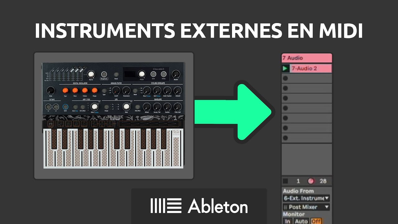 Ableton Live : Piloter des Instruments Externes en MIDI – Tutoriel Complet avec MicroFreak Arturia