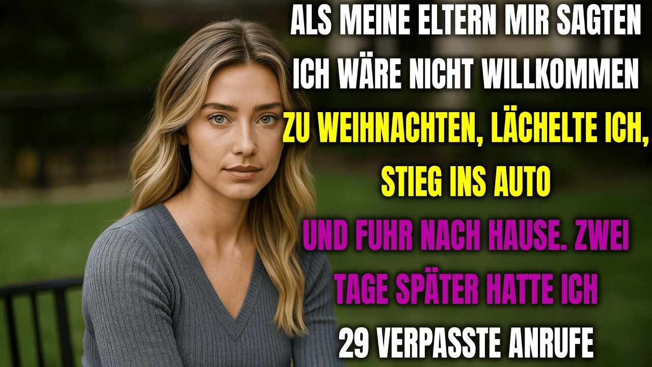 Meine Familie lud mich nicht zu Weihnachten ein – also strich ich die Hypothekenzahlung.