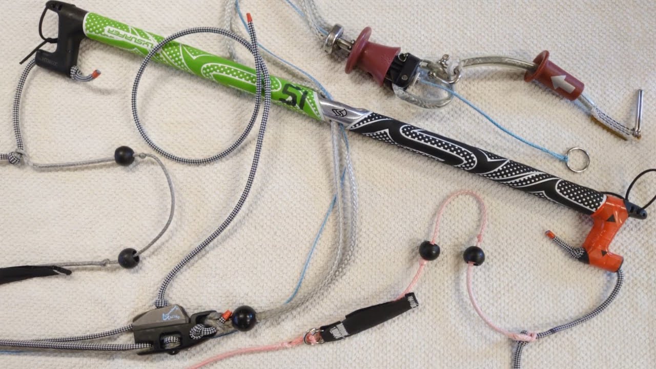 Custom race control bar for foil kite