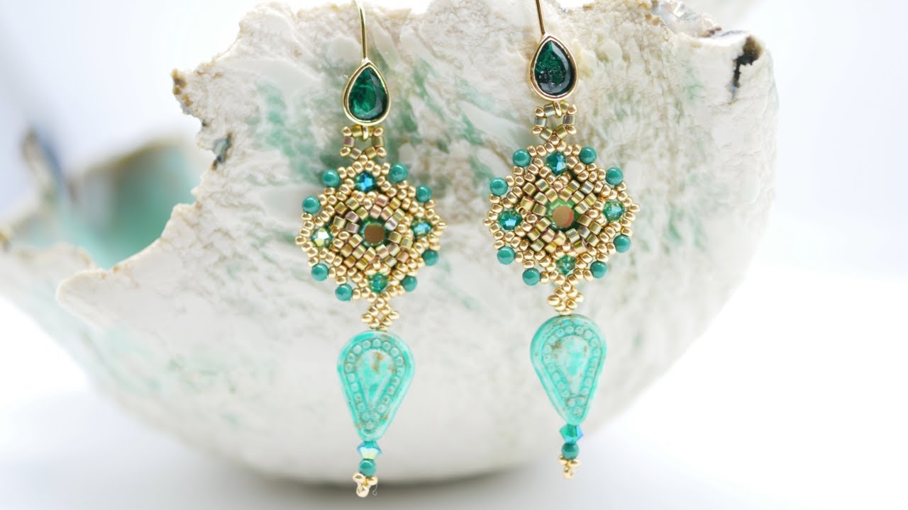 Aoife Beaded Earrings - DIY Jewelry Making Tutorial