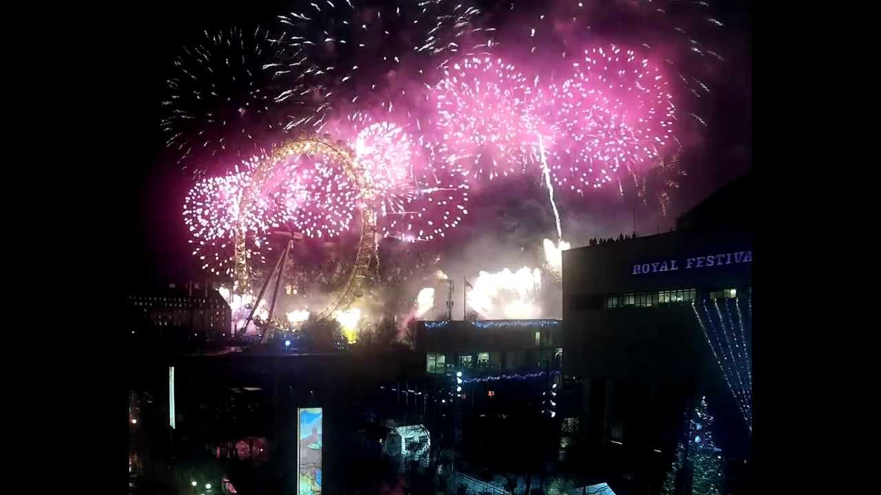 London Fireworks 2014 - Unique Southbank Footage - New Year's Eve Fireworks - Full Show