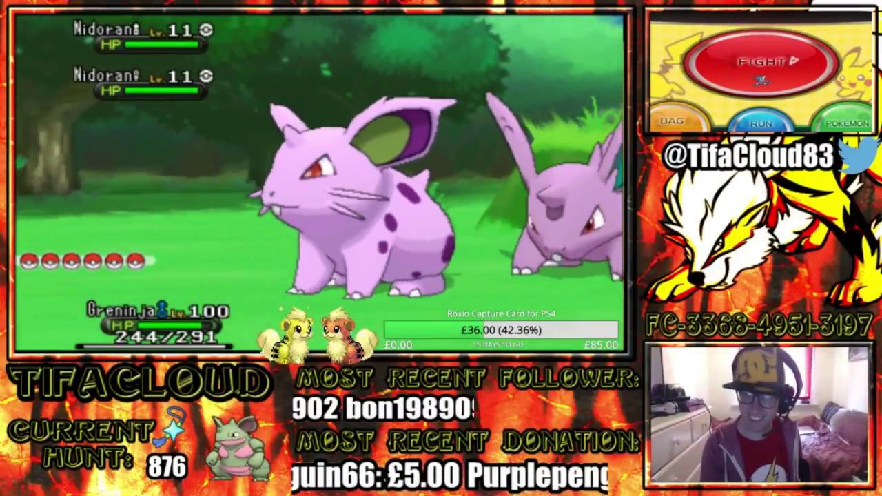 Shiny Rivals Dex. Gary - Nidoqueen