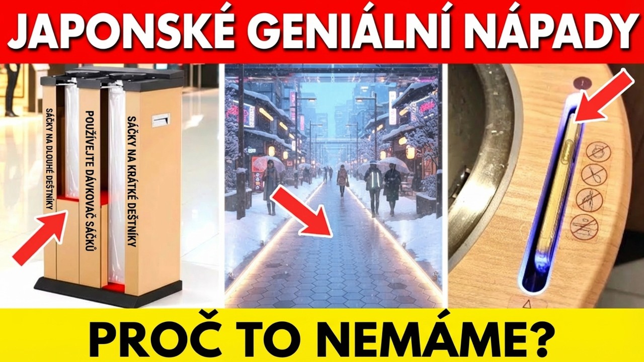 12 SKRYTÝCH vychytávek v Japonsku, které by měly být všude...😲