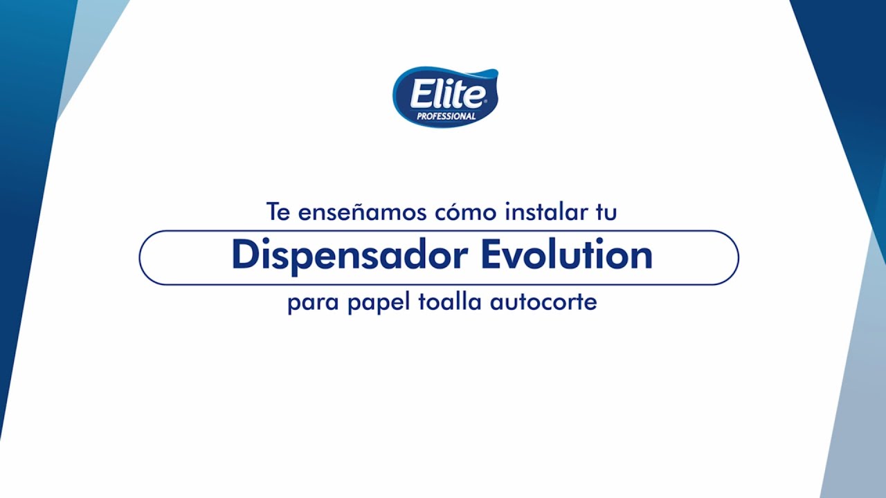&iquest;C&oacute;mo instalar tu Dispensador Evolution para papel toalla autocorte?
