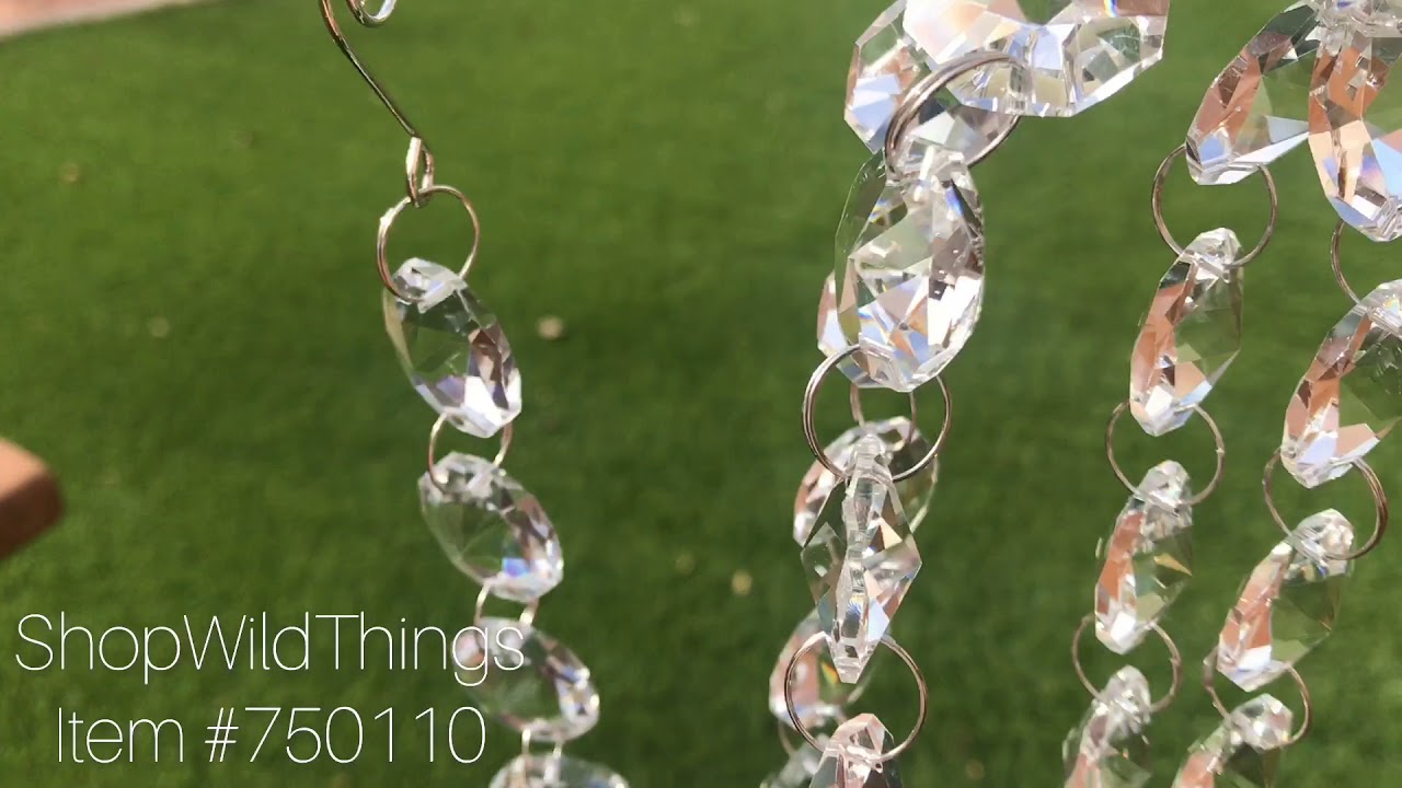 ShopWildThings Crystal Garland Strands - See How Sparkly They Look in Natural Light