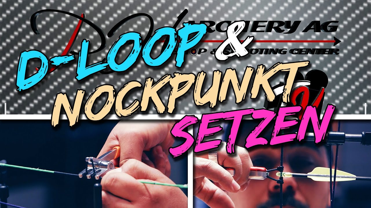 🏹 D LOOP und Nockpunkt an deinem Bogen setzen | Tutorials 🏹