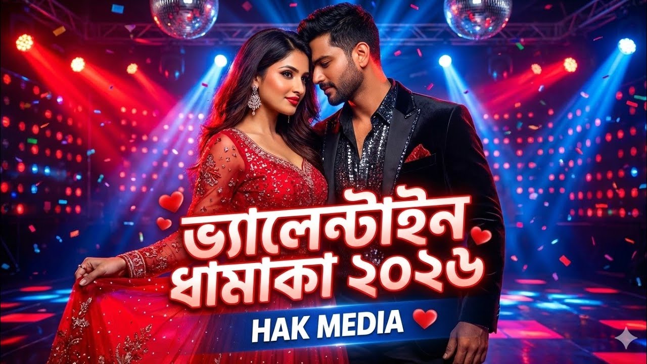 ভ্যালেন্টাইন ধামাকা ২০২৬ | Valentine dhamaka 2026 | New Bangla Song | Hak Media | Hk Husain Khan 