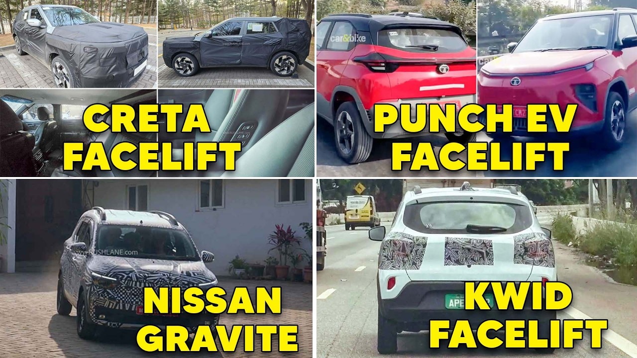 Tata Punch EV Facelift | Hyundai CRETA Facelift | Nissan Gravite | KWID 2026