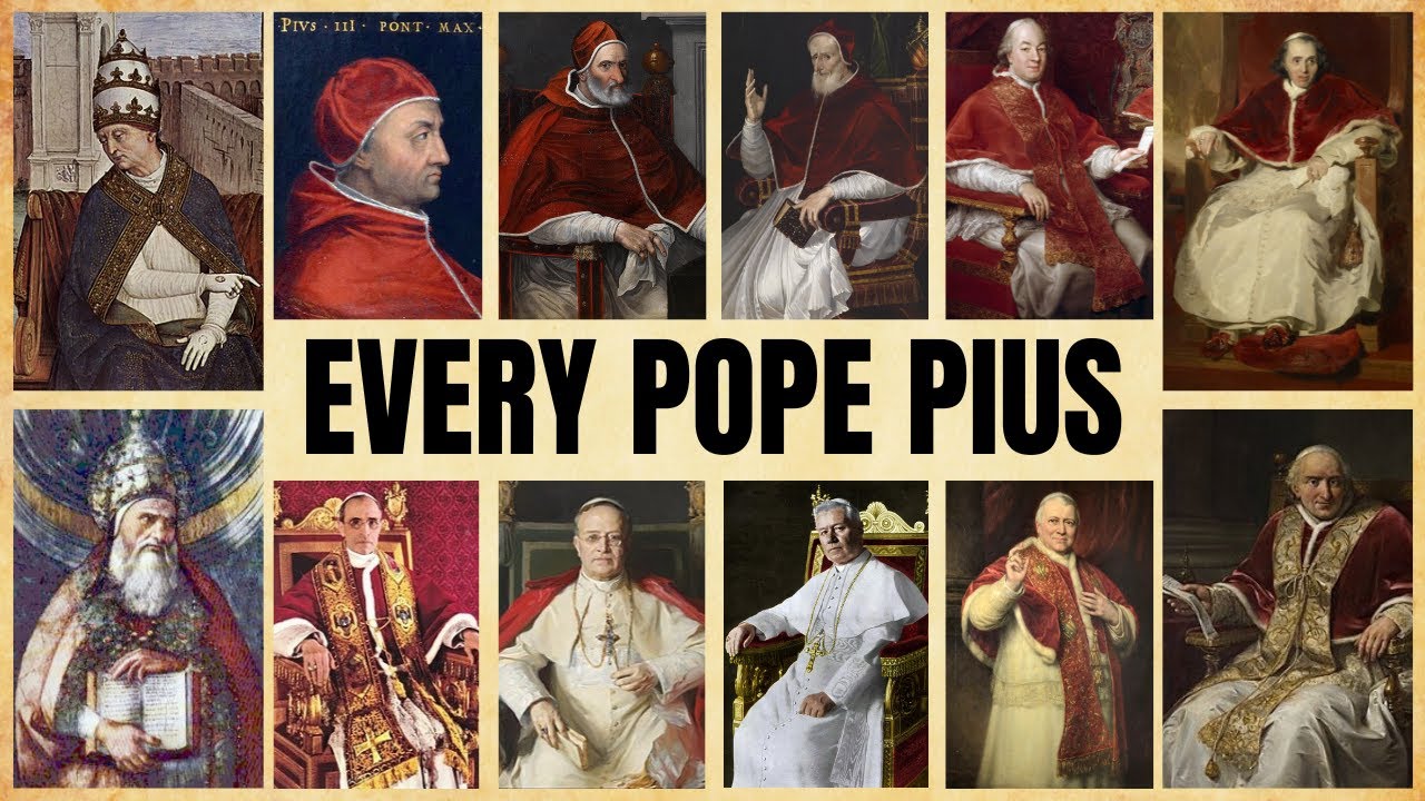 A Biography of all Twelve Popes Pius - Saint Pius I - Venerable Pius XII