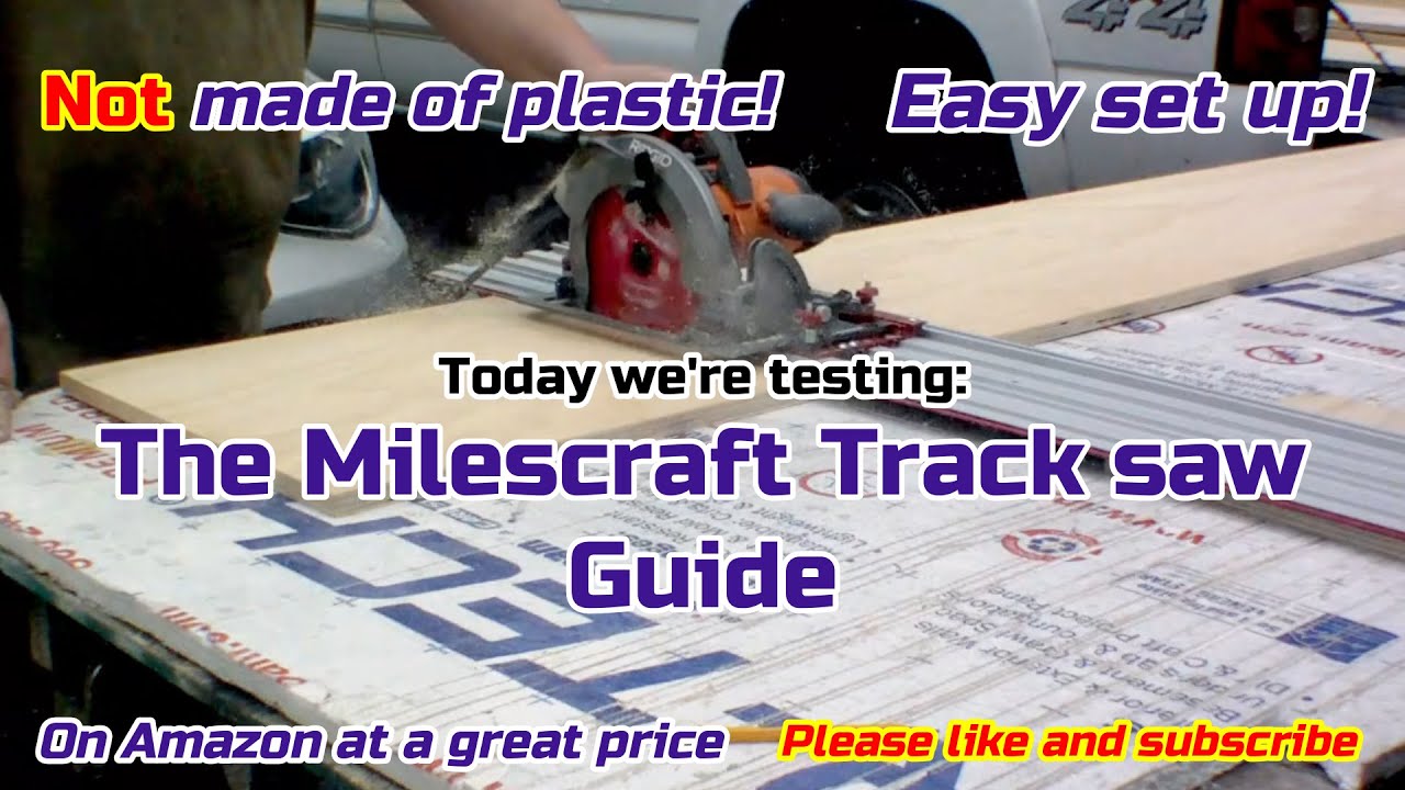 Milescraft Track saw guide review video