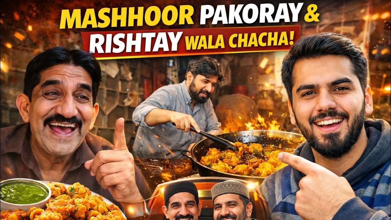 Mashhoor Pakory wala aur Rishty wala Chacha! 🥨💍 | RYK Street Food & Fun Vlog
