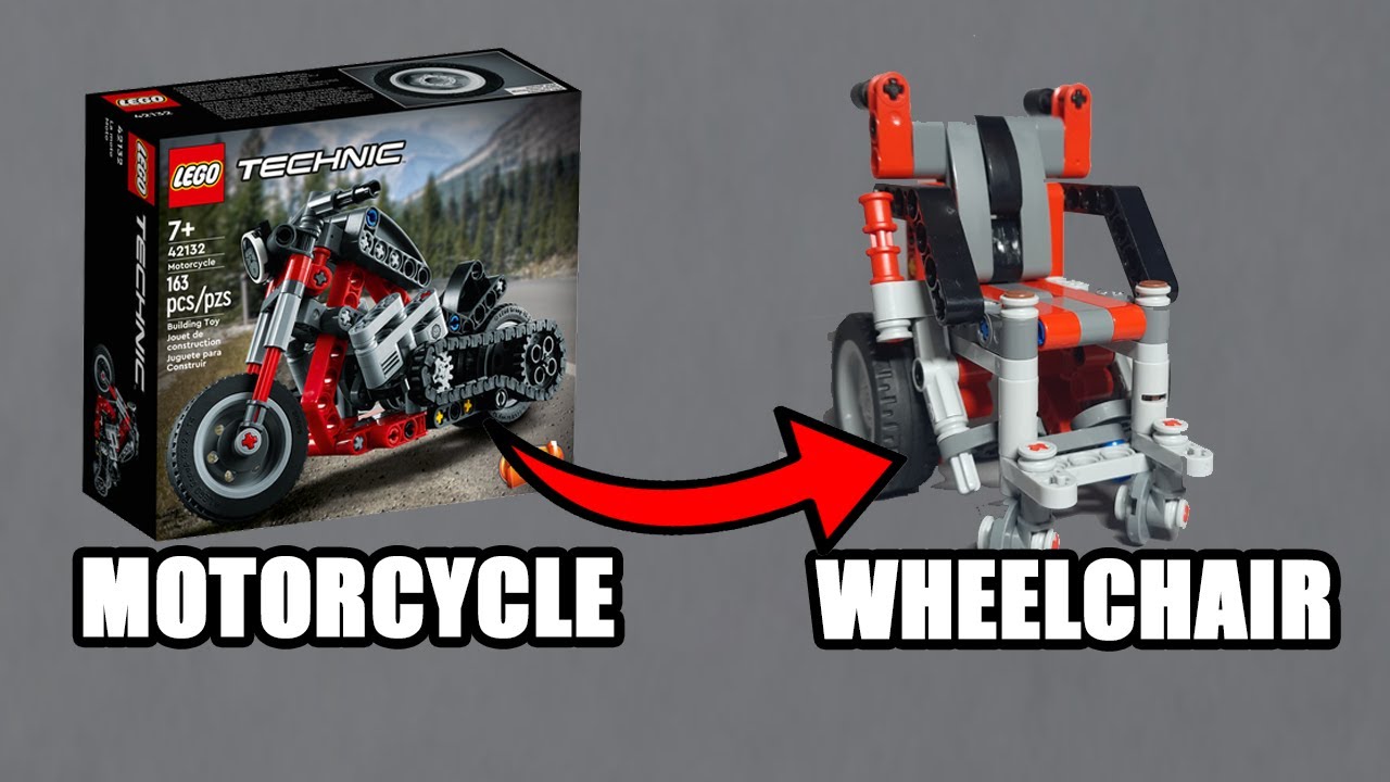 42132 Wheelchair - Lego Technic Alternative MOC Tutorial