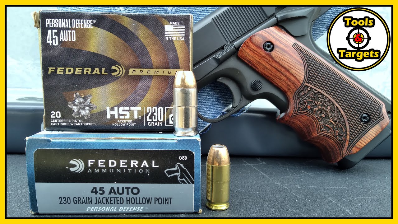 Plain vs FANCY!...Federal .45 Auto Battle!