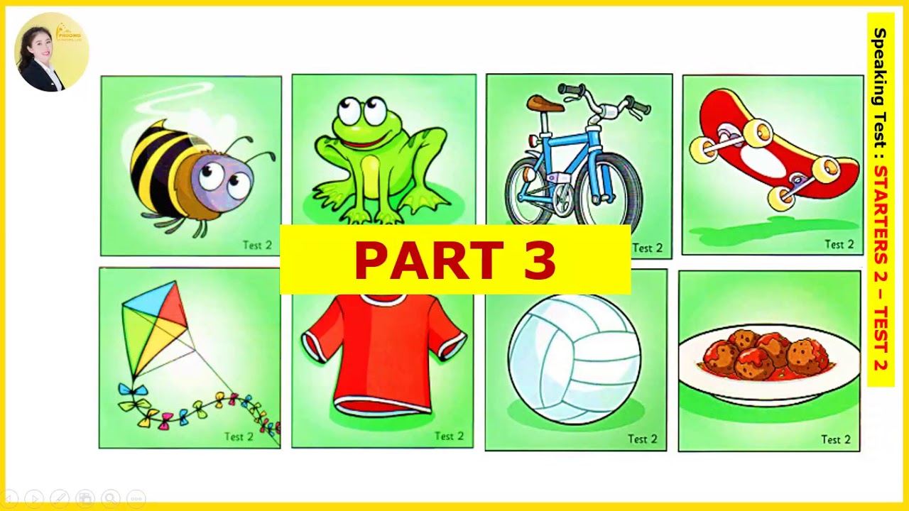 Pre -A1 Starters 2 - Speaking - Test 2 (Langplus Centre)